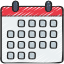 hand drawn calendar