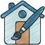 hand drawn house